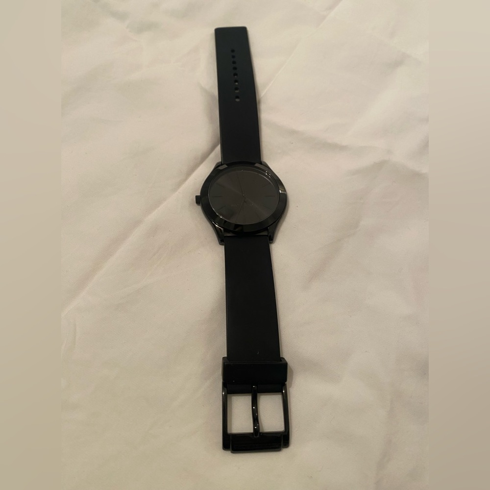 Michael Kors Black Silicone Watch